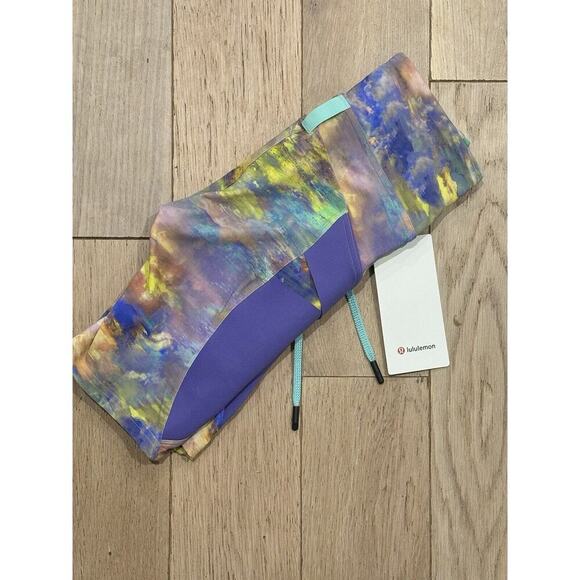 NEW Lululemon Cargo high rise running pockets Hiking Shorts colorful Size 2 - Picture 6 of 7